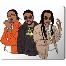 Art Hediye Migos 2 Baskılı 23x19 cm Mouse Pad