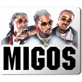 Art Hediye Migos Baskılı 23x19 cm Mouse Pad