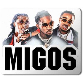 Art Hediye Migos Baskılı 23x19 cm Mouse Pad