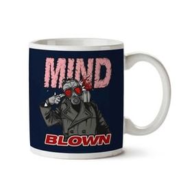 Art Hediye Mind Blown Pop Art Style İki Tarafı Baskılı Kupa Bardak