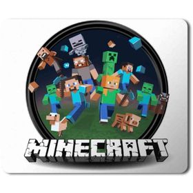 Art Hediye Minecraft Transparent Baskılı 23x19 cm Mouse Pad
