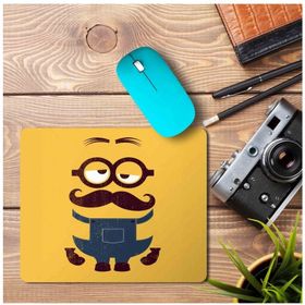 Art Hediye Miniouns Bıyık Baskılı 23x19 cm Mouse Pad
