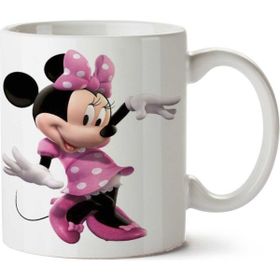 Art Hediye Minnie Mickey 3 İki Tarafı Baskılı Kupa Bardak