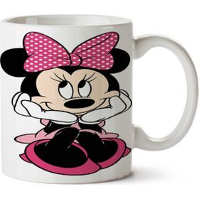 Art Hediye Minnie-Mouse-Png-Image Iki Tarafı Baskılı Kupa Bardak
