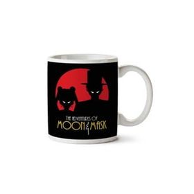 Art Hediye Moon And Mask Sailor Moon Batman And Robin İki Tarafı Baskılı Kupa Bardak