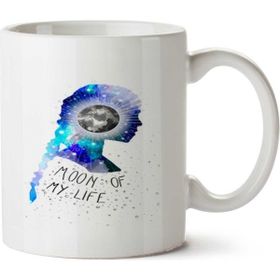 Art Hediye Moon Of My Life İki Tarafı Baskılı Kupa Bardak