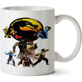 Art Hediye Mortal Kombat Oyuncular İki Tarafı Baskılı Kupa Bardak