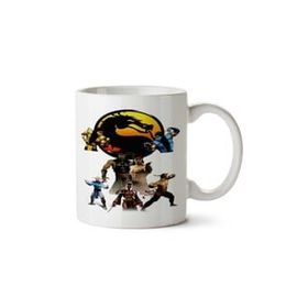 Art Hediye Mortal Kombat Oyuncular İki Tarafı Baskılı Kupa Bardak