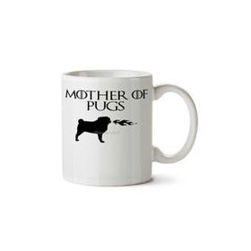 Art Hediye Mother Of Pugs İki Tarafı Baskılı Kupa Bardak