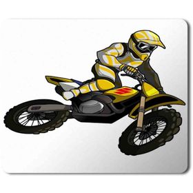 Art Hediye Motocross Motorsiklet Baskılı 23x19 cm Mouse Pad