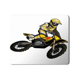 Art Hediye Motocross Motorsiklet Baskılı 23x19 cm Mouse Pad