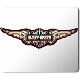 Art Hediye Motor Harley Insider Cycles Baskılı 23x19 cm Mouse Pad