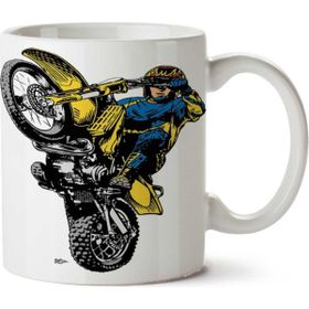 Art Hediye Motorcu Motor İki Tarafı Baskılı Kupa Bardak