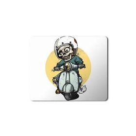 Art Hediye Motorsiklet Motorcu İskelet Baskılı 23x19 cm Mouse Pad