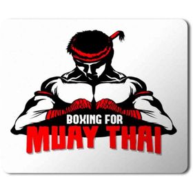 Art Hediye Muay Thai Boxing for Baskılı 23x19 cm Mouse Pad