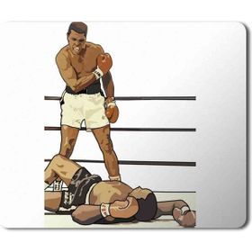 Art Hediye Muhammed Ali 4 Baskılı 23x19 cm Mouse Pad