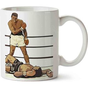 Art Hediye Muhammed Ali 4 İki Tarafı Baskılı Kupa Bardak