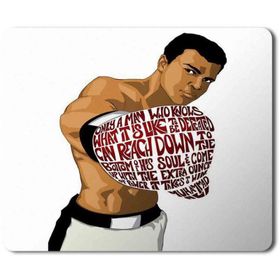 Art Hediye Muhammed Ali 5 Baskılı 23x19 cm Mouse Pad