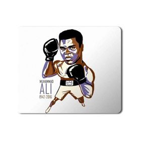Art Hediye Muhammed Ali 6 Baskılı 23x19 cm Mouse Pad