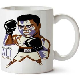 Art Hediye Muhammed Ali 6 İki Tarafı Baskılı Kupa Bardak