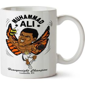 Art Hediye Muhammed Ali 7 İki Tarafı Baskılı Kupa Bardak