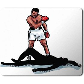 Art Hediye Muhammed Ali 8 Baskılı 23x19 cm Mouse Pad