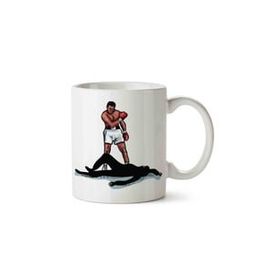 Art Hediye Muhammed Ali 8 İki Tarafı Baskılı Kupa Bardak
