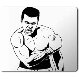 Art Hediye Muhammed Alı Baskılı 23x19 cm Mouse Pad