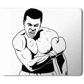 Art Hediye Muhammed Alı Baskılı 23x19 cm Mouse Pad