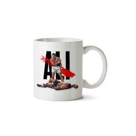Art Hediye Muhammed Ali Boks 2 İki Tarafı Baskılı Kupa Bardak