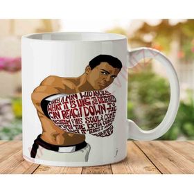 Art Hediye Muhammed Ali Boks Eldiven Baskılı Kupa Bardak