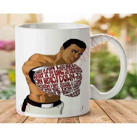 Art Hediye Muhammed Ali Boks Eldiven Baskılı Kupa Bardak