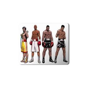 Art Hediye Muhammed Ali Boksörler Baskılı 23x19 cm Mouse Pad