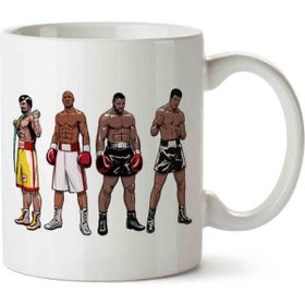 Art Hediye Muhammed Ali Boksörler İki Tarafı Baskılı Kupa Bardak