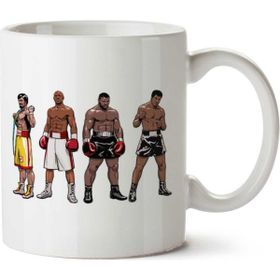 Art Hediye Muhammed Ali Boksörler İki Tarafı Baskılı Kupa Bardak
