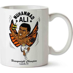 Art Hediye Muhammed Ali Kelebek Gibi Uçarım Arı Gibi Sokarım Kupa Bardak