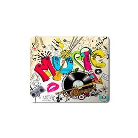 Art Hediye Music Müzik Nota Baskılı 23x19 cm Mouse Pad