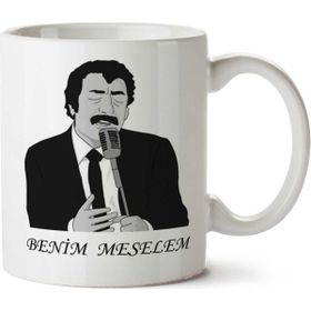 Art Hediye Müslüm Gürses Benim Meselem İki Tarafı Baskılı Kupa Bardak