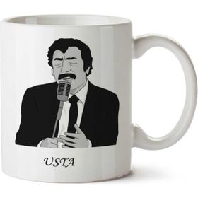 Art Hediye Müslüm Gürses Usta İki Tarafı Baskılı Kupa Bardak