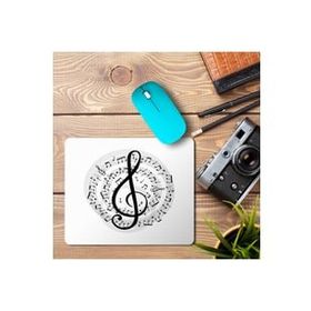 Art Hediye Müzik+ Baskılı 23x19 cm Mouse Pad