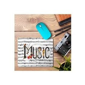 Art Hediye Müzik+ Baskılı 23x19 cm Mouse Pad