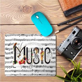 Art Hediye Müzik+ Baskılı 23x19 cm Mouse Pad