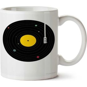 Art Hediye Müzik Her Yerde İki Tarafı Baskılı Kupa Bardak