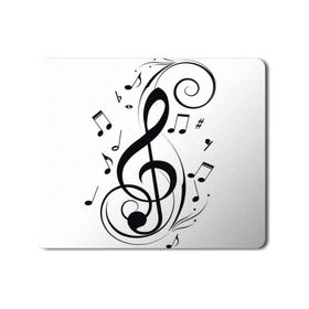Art Hediye Müzik Nota Sol Anahtarı Baskılı 23x19 cm Mouse Pad