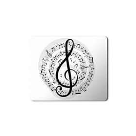Art Hediye Müzik Notalar Baskılı 23x19 cm Mouse Pad