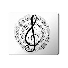 Art Hediye Müzik Notalar Baskılı 23x19 cm Mouse Pad