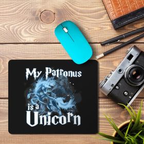 Art Hediye My Patronus is a Unicorn Baskılı 23x19 cm Mouse Pad