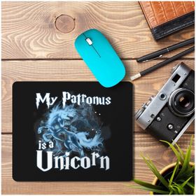 Art Hediye My Patronus is a Unicorn Baskılı 23x19 cm Mouse Pad