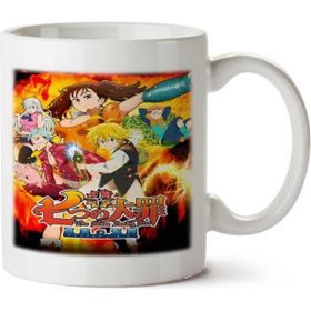 Art Hediye Nanatsu No Ataizai İki Tarafı Baskılı Kupa