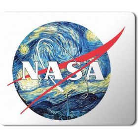 Art Hediye Nasa Wan Googh Baskılı 23x19 cm Mouse Pad